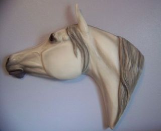 life size arabian horse head wall art 