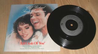 Cliff Richard Sarah Brightman All I Ask of You 7 Vinyl
