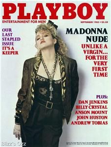 Playboy 1985 September Madonna Brigitte Nielsen Vintage Last Stapled 
