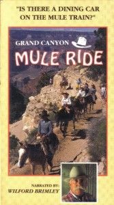 VHS Grand Canyon Mule Ride Wilford Brimley