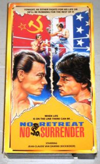  No Surrender 1986 VHS Movie Kurt McKinney Jean Claude Van Damme