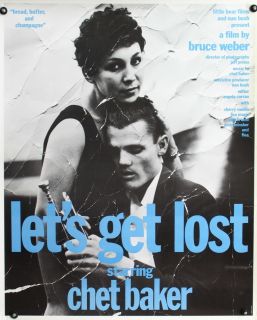 Lets Get Lost 1988 Poster Bruce Weber Chet Baker 27x33