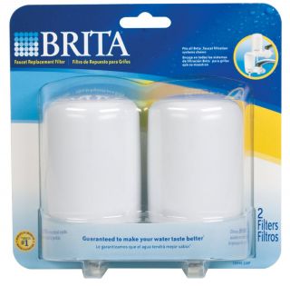 Brita Water Filter Faucet Mount WHITE 2 NEW Pcs FR 200 Fast Shipping 3 