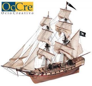 Occre Domus Brigantine Corsair SHIP Wood Model Kit New
