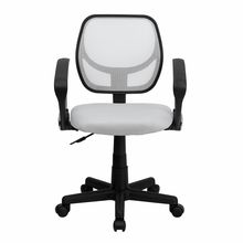 Flash Computer Chair Mesh White w Arms WA3074WHTAGG
