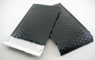 10 x Lot Black Metallic Bubble Mailer Envelopes 4 x 7