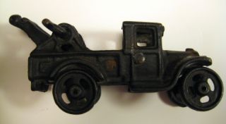 Old Cast Iron Toy Truck Riveted Body LM 293 Stamped in Truck Bed 