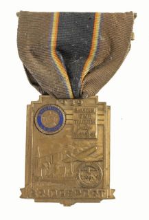   LEGION 21ST ANNUAL CONNECTICUT STATE CONVENTION ,1939 ,BRONZE MEDAL