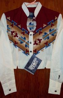 Brooks Dunn Western Show Dress Crop Shirt Small Final Reduction