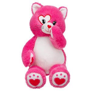 Build A Bear Cat Kisses for You Kitty 16 Pink Cat Unstuffed New w Tag 