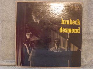 Dave Brubeck Quartet Brubeck Desmond Fantasy 3 229 Red Wax Mono