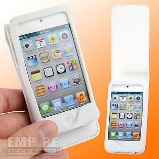 for apple ipod touch 4g 4th gen new white leather