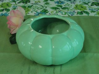 Antique Planter bowl center piece ceramic pottery vintage Gourd 