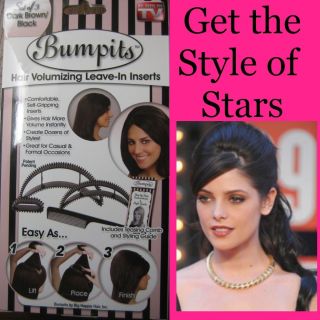 Bumpits by Happie Hair Volumizing leave in inserts For Dark Brown 