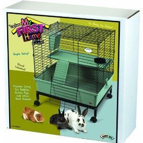 Super Pet My First Home 2 Level with Stand Rabbit Cage