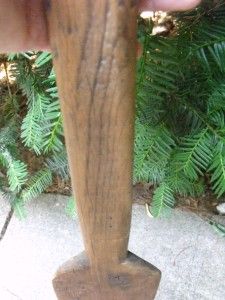 Early Primitive Antique Hand Carved Wood Canoe Paddle Boat Paddle WOW 