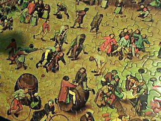 Childrens Games by Pieter Brueghel 1969 Springbok Jigsaw Puzzle 