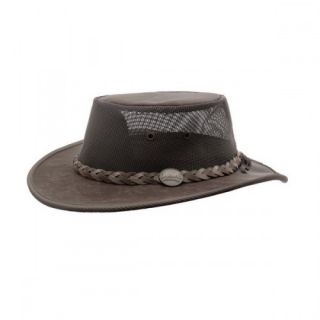Barmah Hat 1038 Brumby Kangaroo Leather Mesh Hkry Sizes