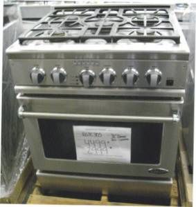 DCS 30 Gas 5 Burners Range All Gas Self Cleaning RGTC305SS with 