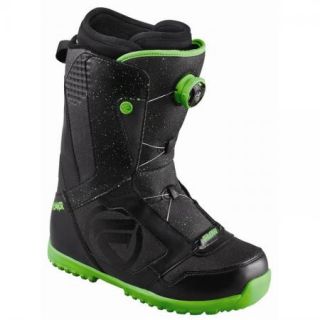   ANSR Boa Coiler Snowboard Boots 2013 New Black Green All Mountain Pro