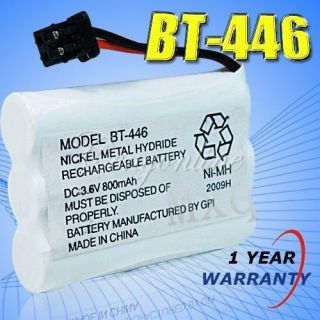 New Home Cordless Rechargeable Phone Battery for Uniden BT446 ER P512 