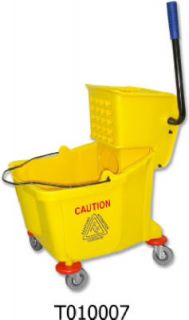   transport and stability Trolley Has single mop wringer and is mobile