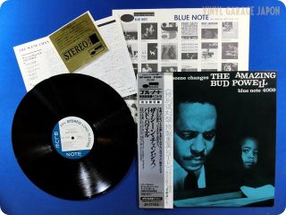 Bud Powell NM Blue Note Sticker The Scene BST 4009 Japan OBI Jazz LP 