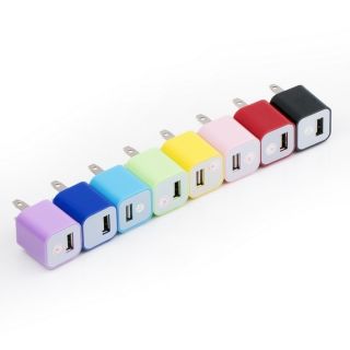 1pc USB Adapter Wall Charger for iPod 3G 4G Touch Nano US Plug 5V 1A 9 