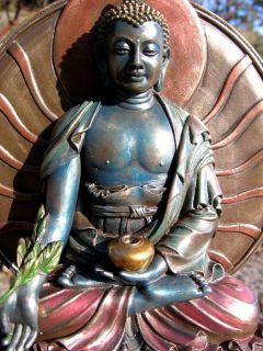   Tibetan Buddhist Beloved Healing Medicine Buddha Statue