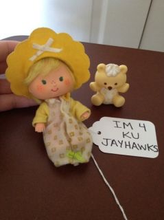 Butter Cookie Doll with Jelly Bear Pet Vintage Strawberry Shortcake 