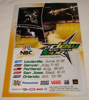 2005 NBC Dew Tour Ad Bucky Lasek Kevin Robinson