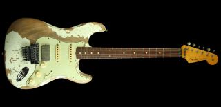 2011 Fender Custom MB Ultimate Relic 60s Stratocaster Guitar Floyd 