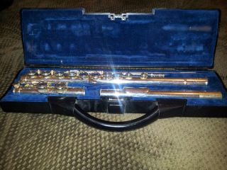 Buffett Crampon Cie BC6010 Flute Made in England Hard Case with Music 