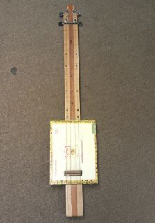 Handmade TC Cigar Box 4 String Lap Steel Guitar with Pickup USA Made 