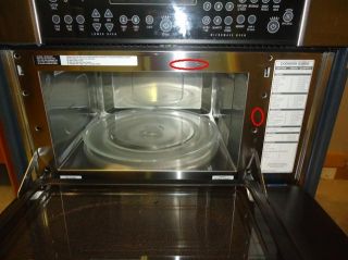 Whirlpool 27 Built in Microwave Double Wall Oven RMC275PVS Scratches 