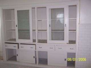  One Pair Sliding Glass Cabinet Doors