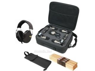 CAD Audio STAGE7 Drum Microphone Package Bonus Headphones 12 