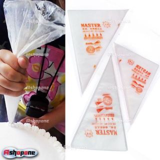   Disposable Icing Piping Cake Pastry Cupcake Decorating Bags 3 Sizes