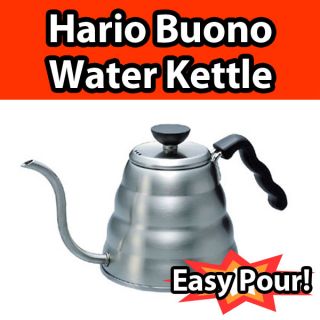 Hario V60 Buono Stainless Steel Water Kettle for Coffee Pour Over Drip 