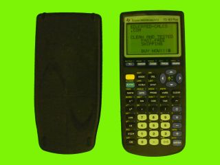 TI 83 Plus Teachers Edition (VSC Model) Graphing Calculator