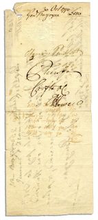 British General John Burgoyne 1790 Document Signed