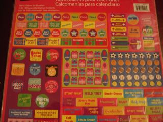 Calendar Stickers for Students  Great for paper calandar and planner 