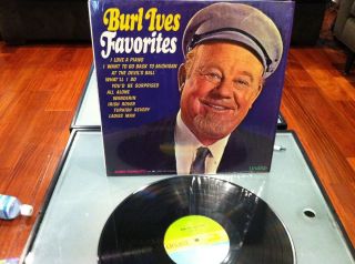 Burl Ives Favorites Unart LP Vinyl Record