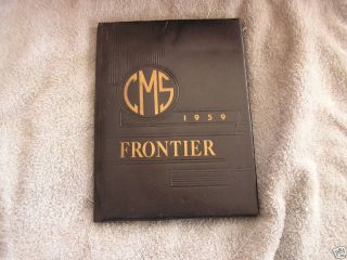  1959 Calexico Mission School Yearbook Frontier