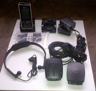 Sirius SL100 Satellite Radio Complete with Battery and Accessories
