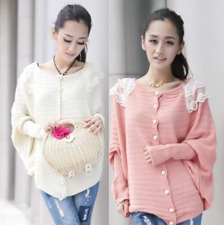 New Women Korean Fashion Fall Butterfly Twist Knit Cardigan Sweater 3 