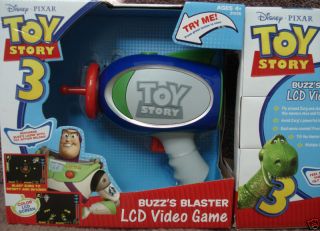 Disney Toy Story 3 Buzzs Blaster Color LCD Video Game
