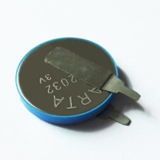 button coin cell battery 3v 2032 w tab vt0006 8