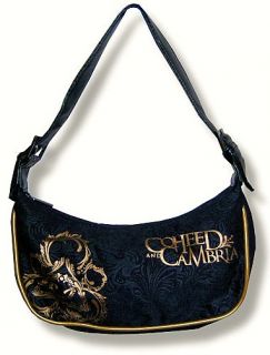 Coheed Cambria Handbag Bag Purse Licensed Black Gold New