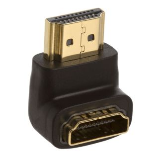   Right Angle Male to Female Converter Adapter for HDMI Cable M F